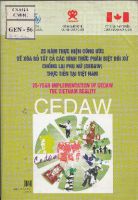 25 năm thực hiện công ước về xoá bỏ tất cả các hình thức phân biệt đối xử chống lại phụ nữ (CEDAW